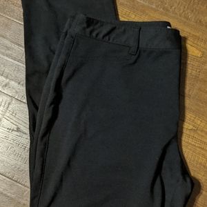 Womens Croft & Borrow Black Stretch pants 18 Short